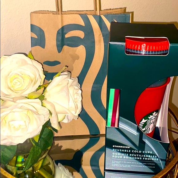 Starbucks Reusable Cold Cups (Glitter)